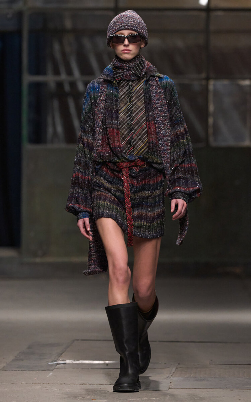 Missoni Double Knit Long Sleeve Shirt black outlook