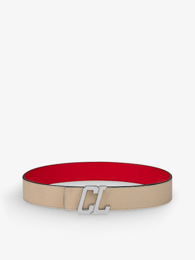 Christian Louboutin Rui logo-buckle leather belt outlook