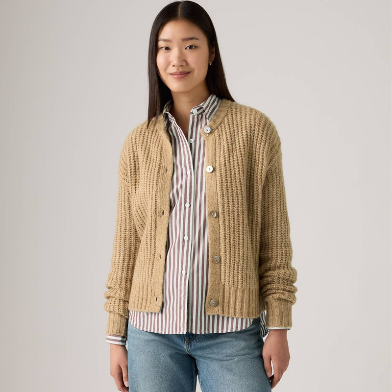 LUNA SHELL BUTTON CARDIGAN 1