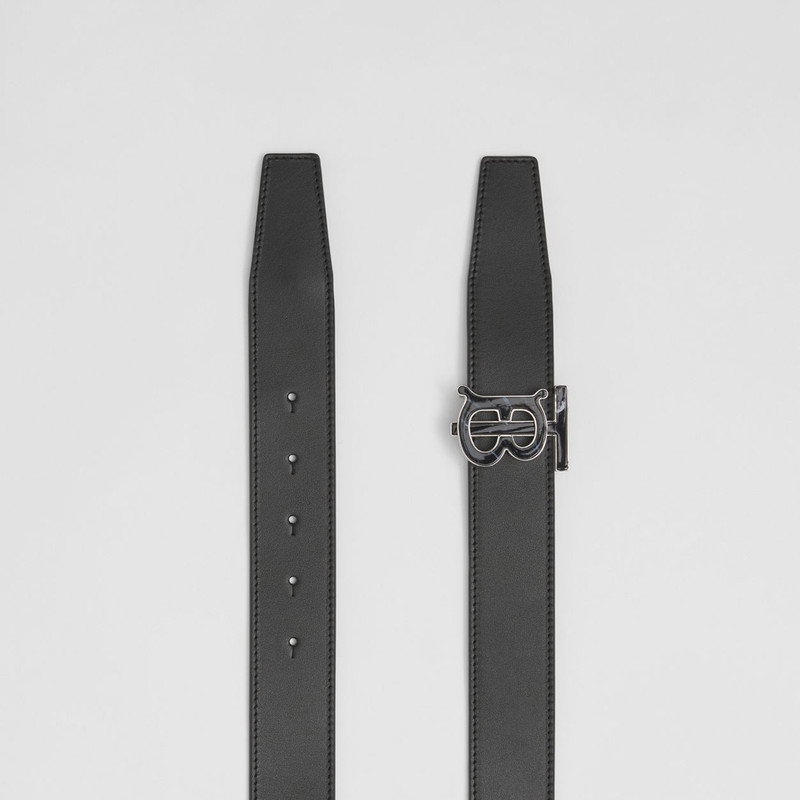 Reversible Monogram Motif Leather Belt 6