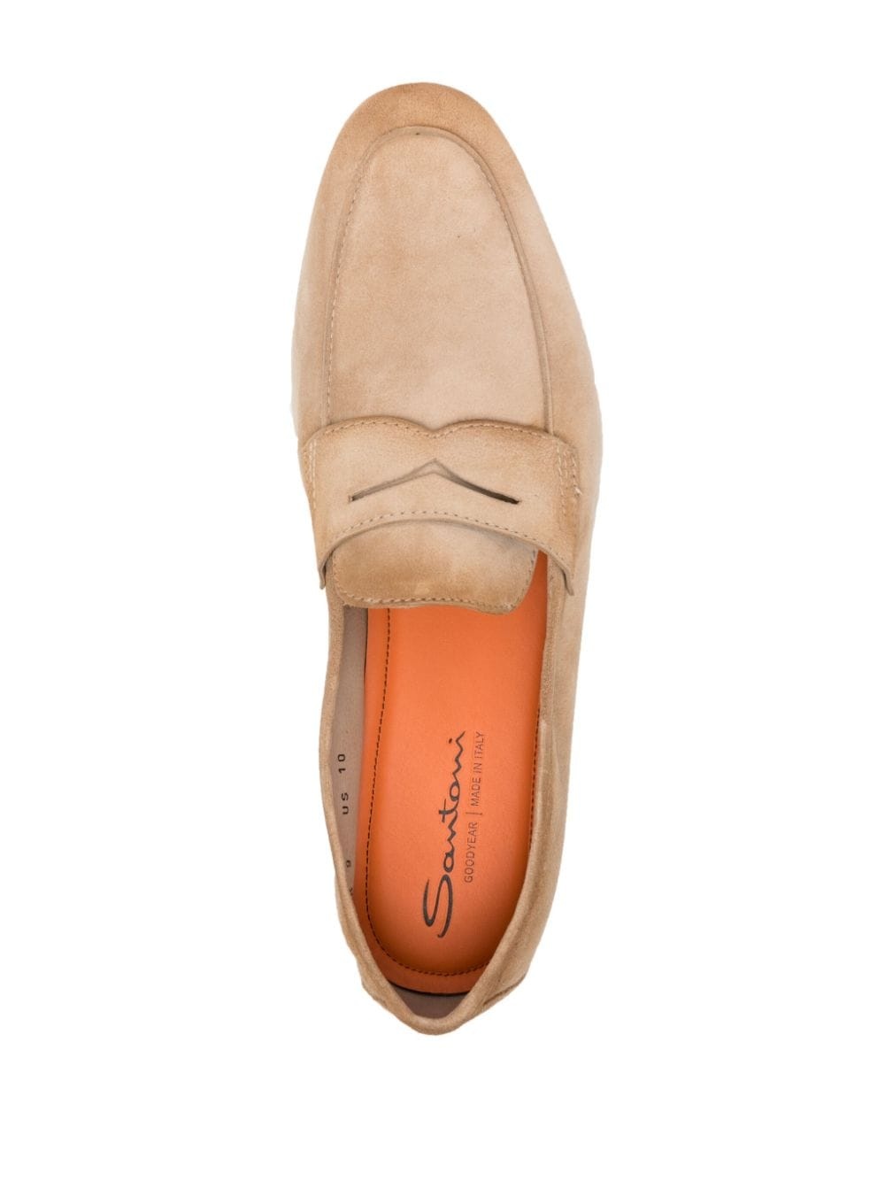 suede penny loafers - 4