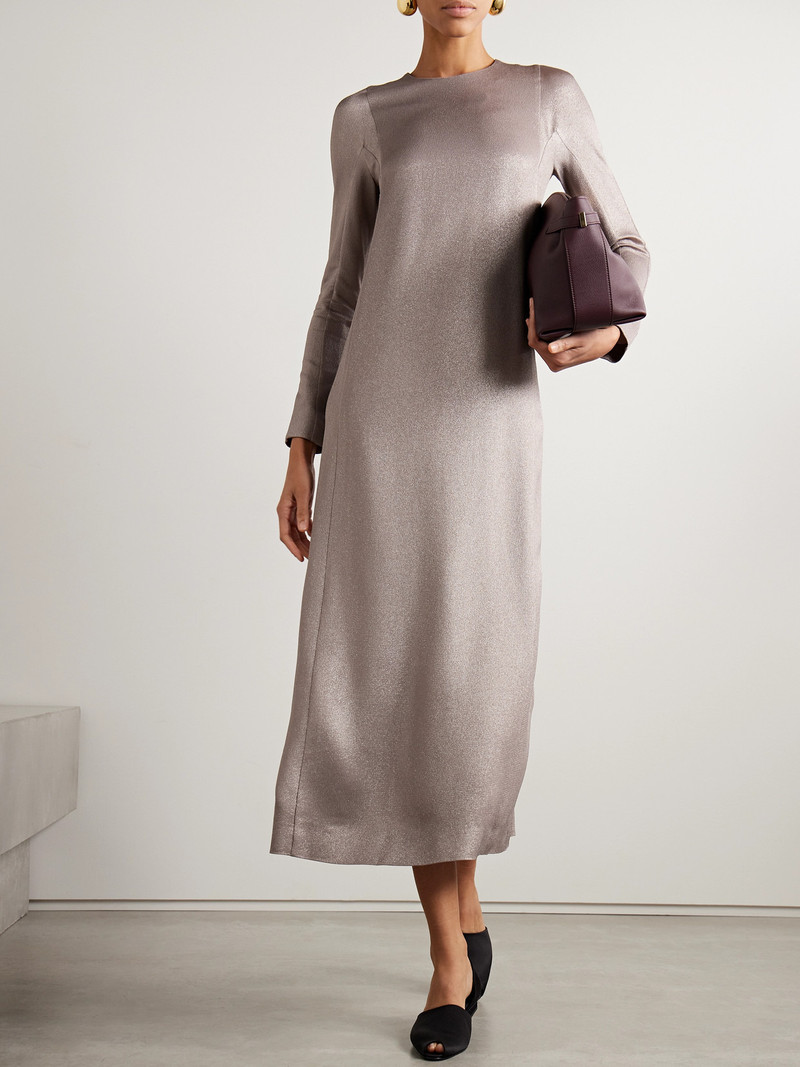 FFORME Iris Metallic Cloqué Maxi Dress outlook