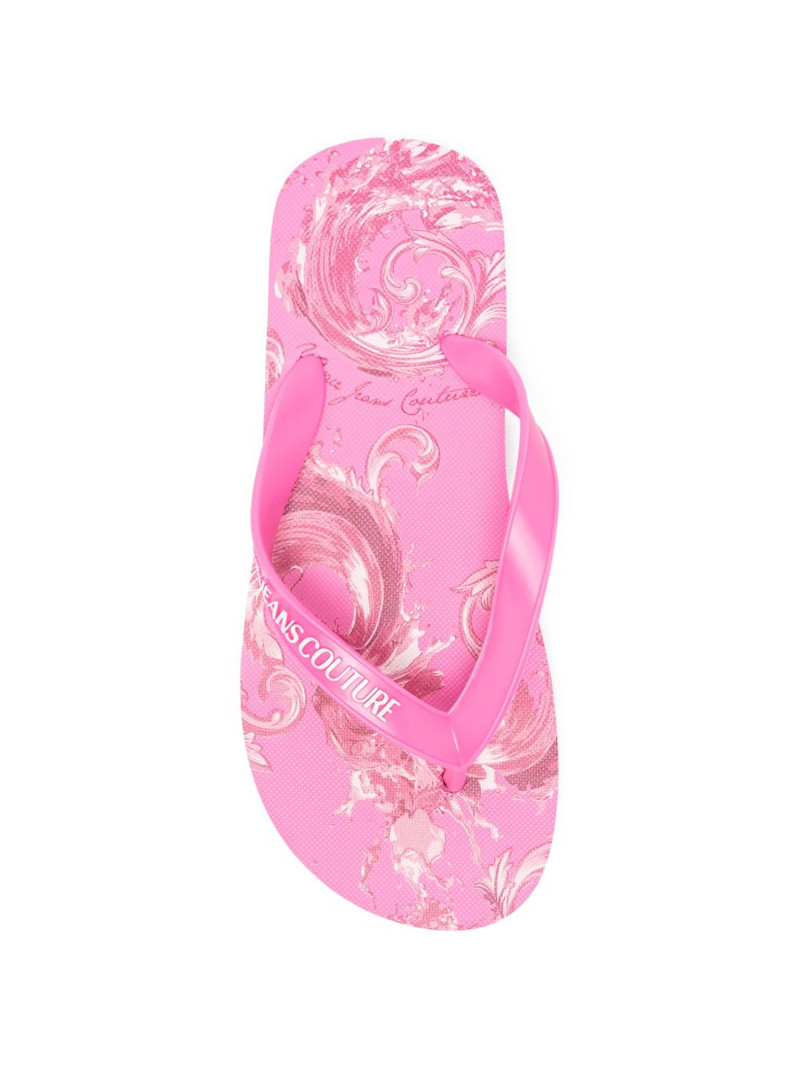 floral-print flip-slops 4