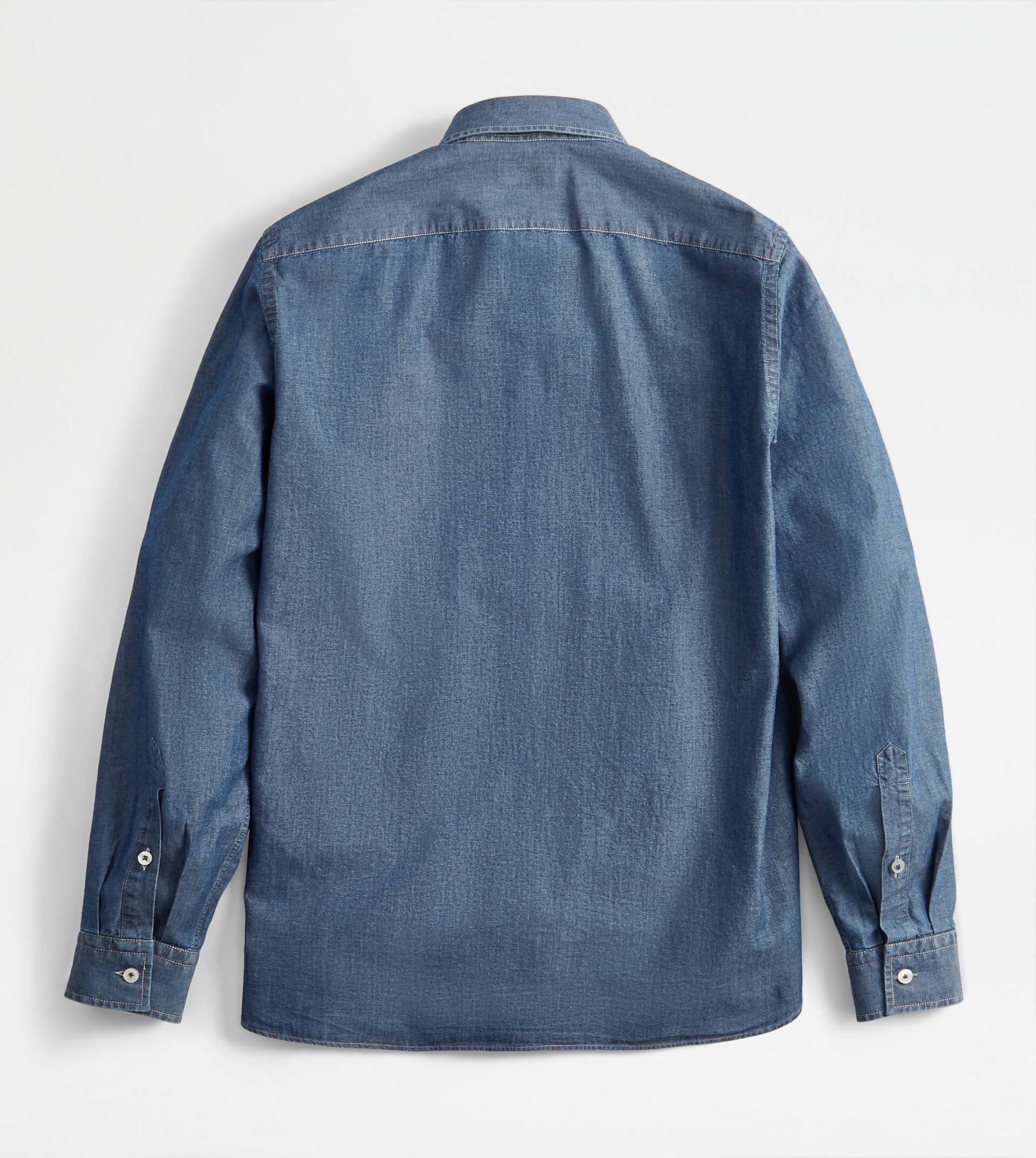 CHAMBRAY SHIRT - BLUE - 8