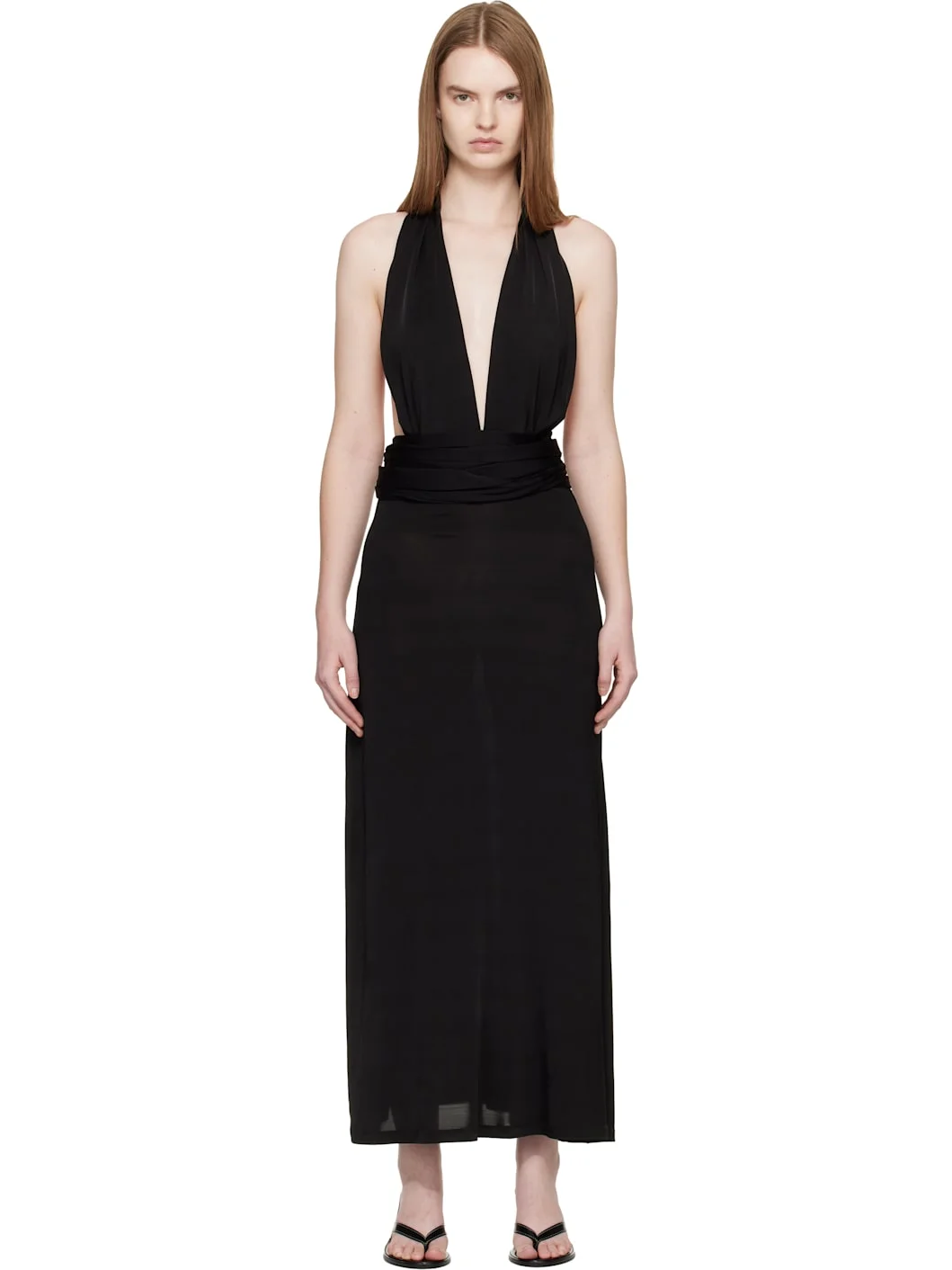 Black Zirra Midi Dress - 1