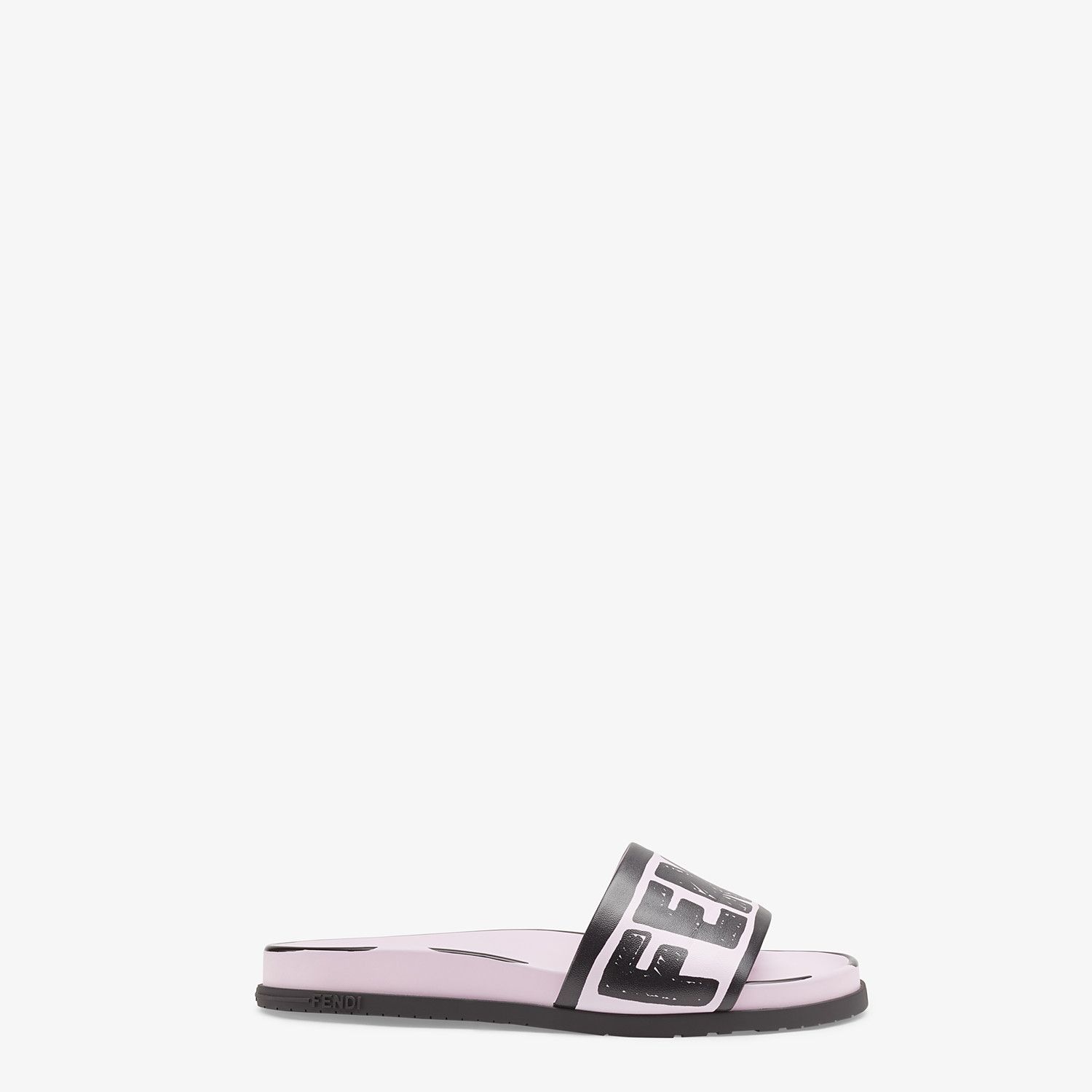 Fendi Roma Joshua Vides leather Fussbett slides - 1