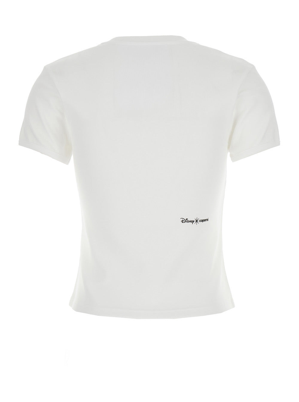 Coperni Women White Crewneck T-Shirt With Maxi Print On The Front And Logo Print On The Rear In Cott - 2