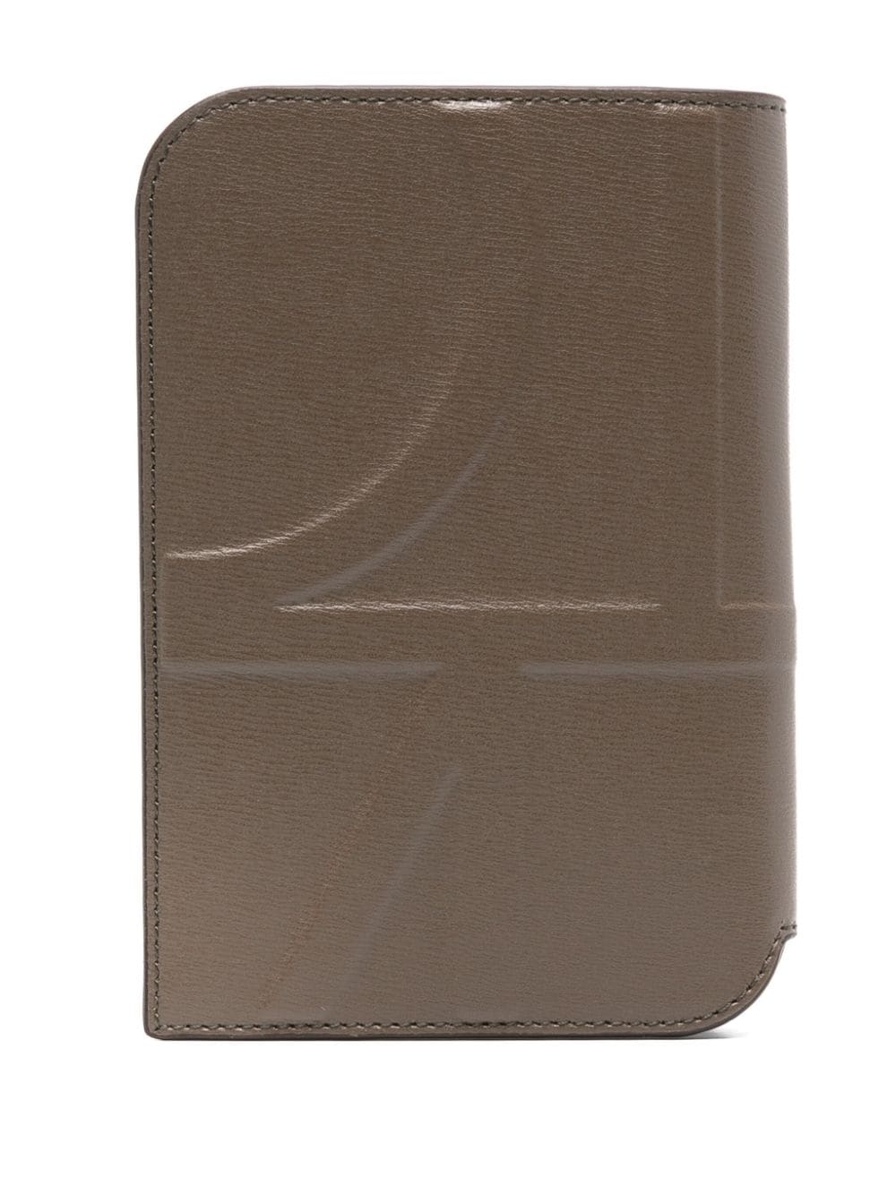 embossed-monogram passport holder - 2