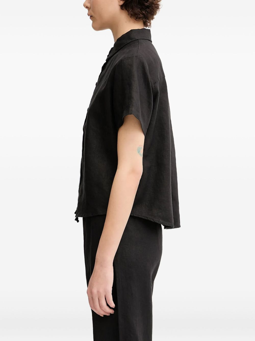 short-sleeved button-down shirt - 3