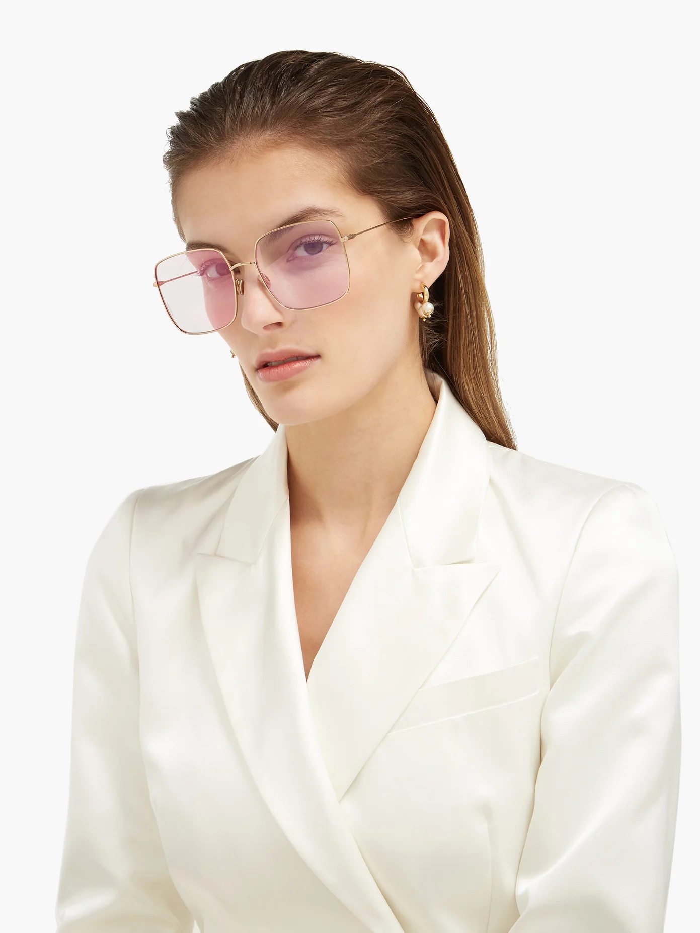 DiorStellaire iridescent square metal sunglasses - 2