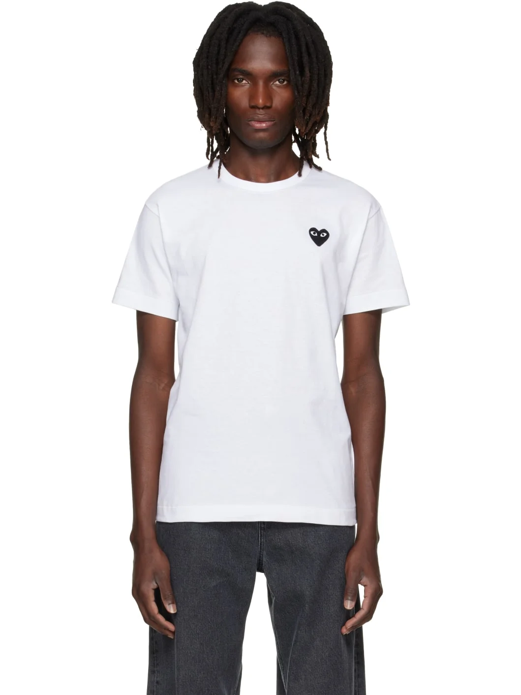 White Heart Emblem T-shirt - 1