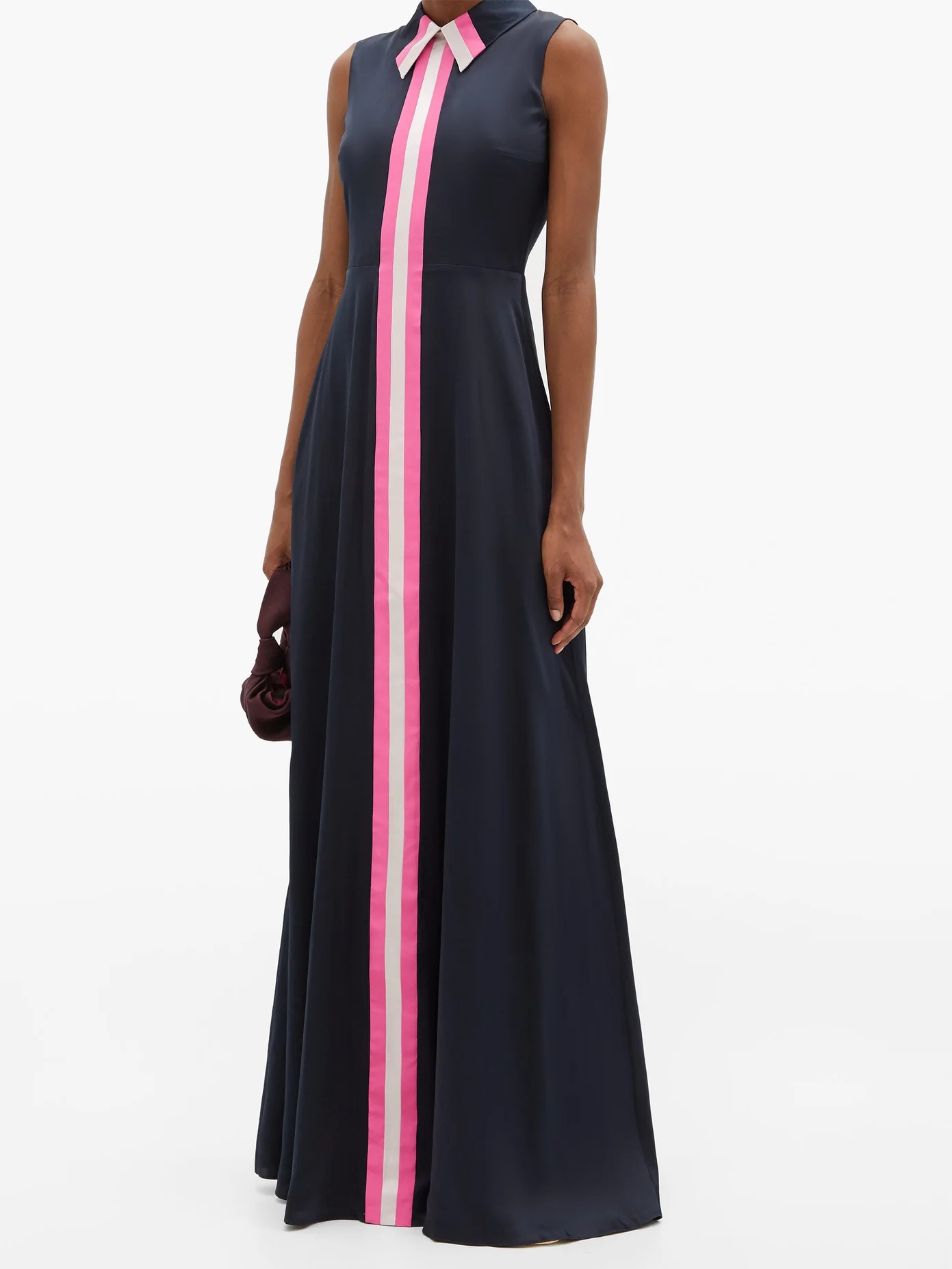 Aima striped crepe maxi dress - 2