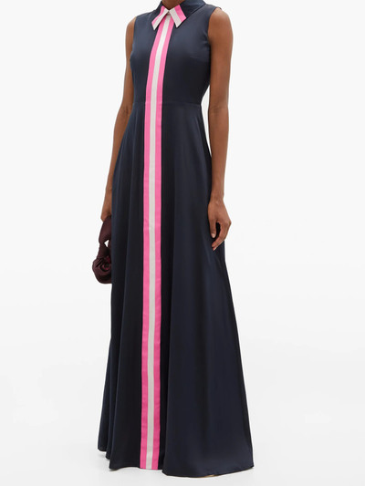 Roksanda Aima striped crepe maxi dress outlook