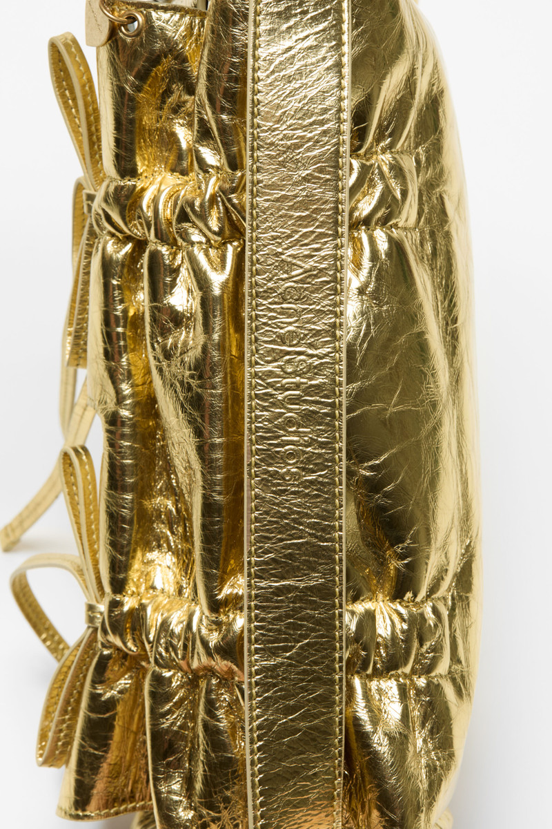 Multipocket metallic shoulder bag - Gold 6