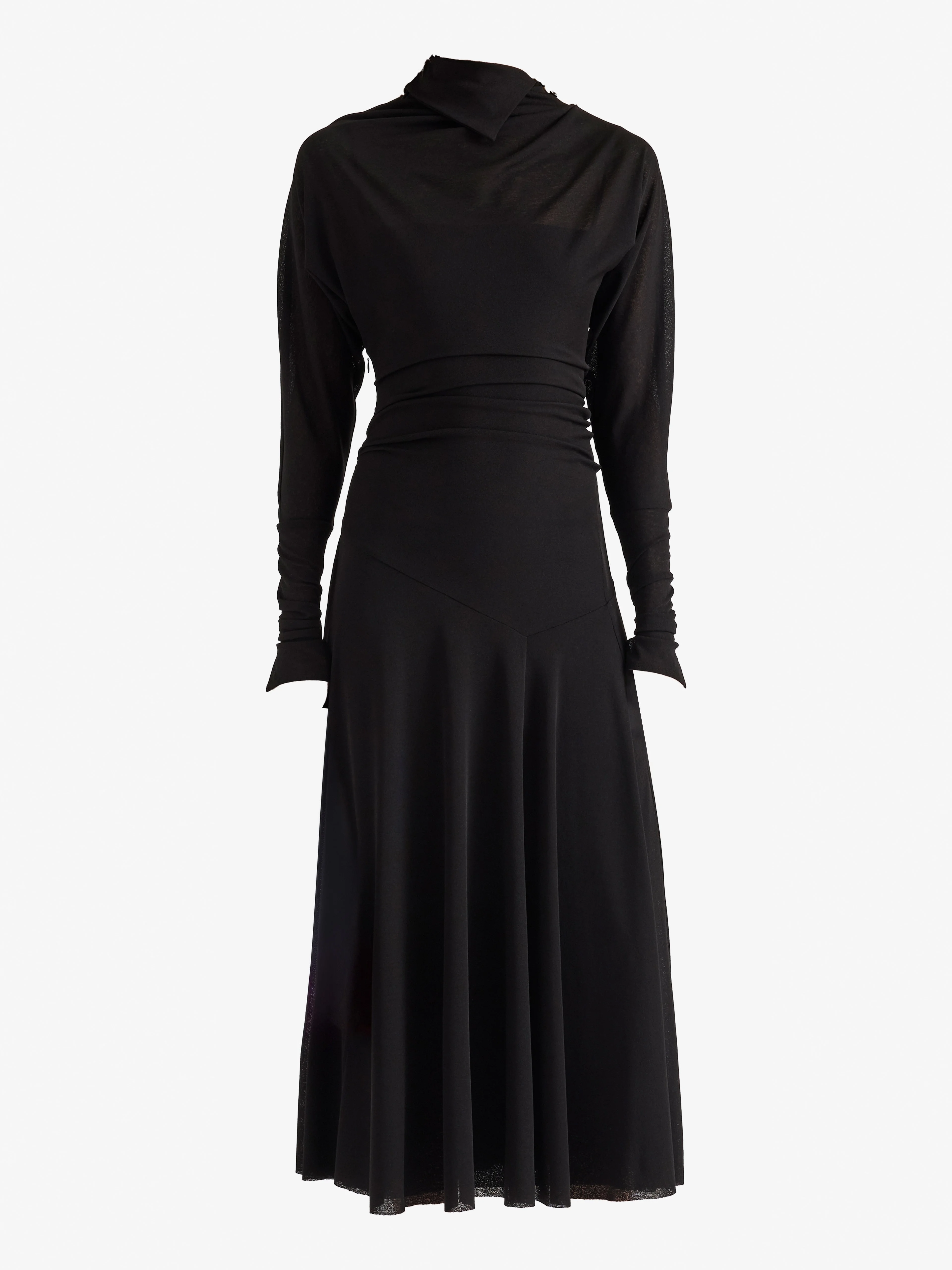 Golda Dress in Textured Sheer Jersey - 1