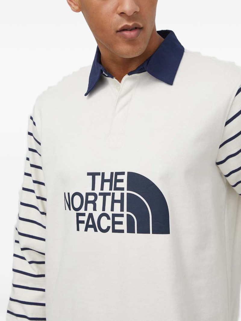 striped-arm logo-print polo shirt 4