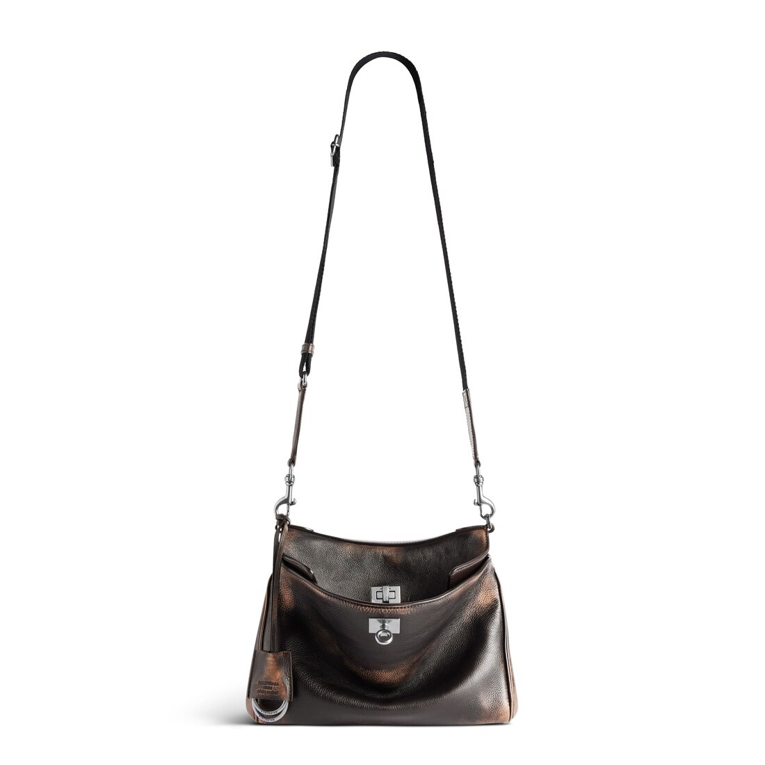 Men's Rodeo Messenger Bag Small in Brown - 4