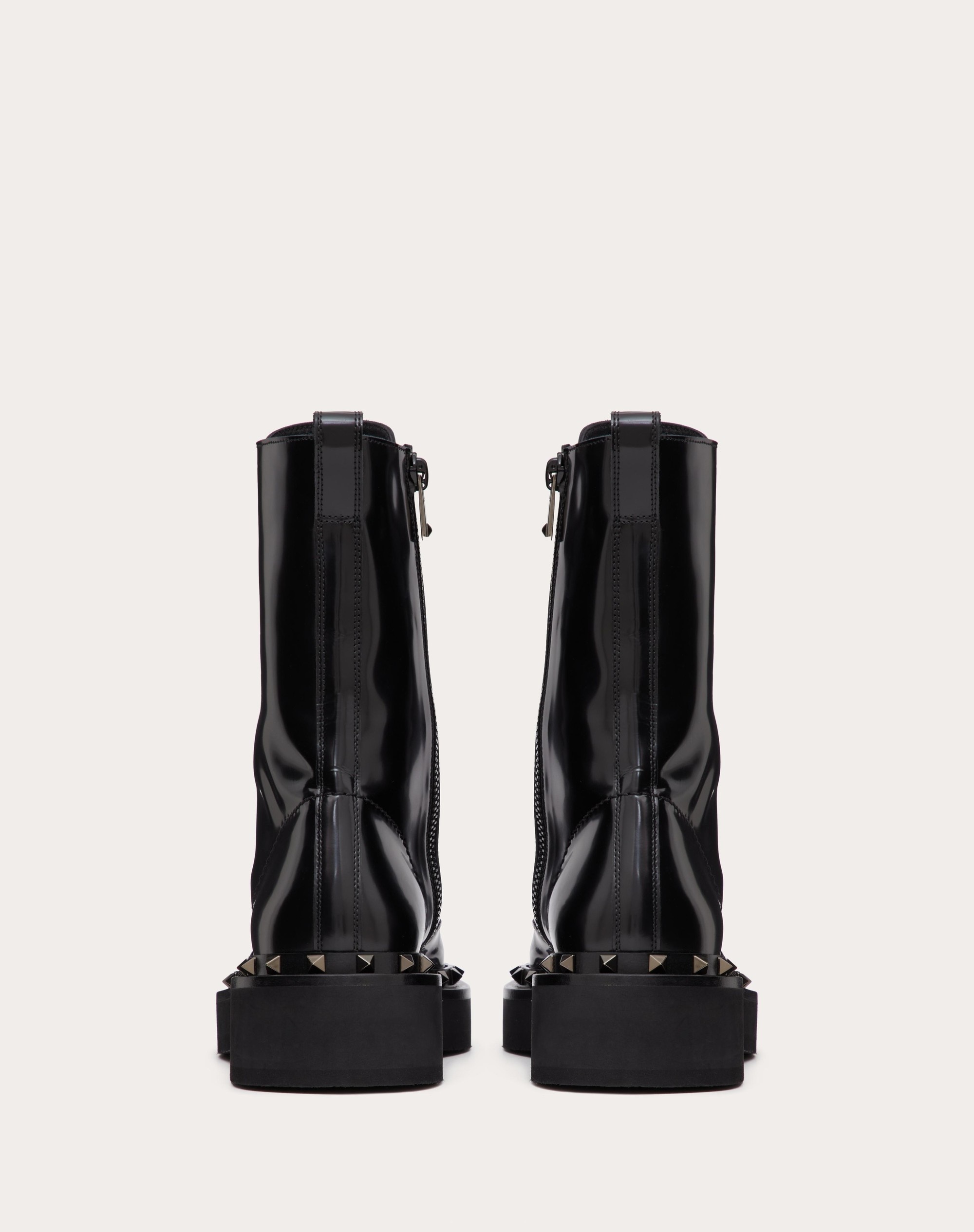 ROCKSTUD M-WAY CALFSKIN COMBAT BOOT WITH MATCHING STUDS 50MM - 3