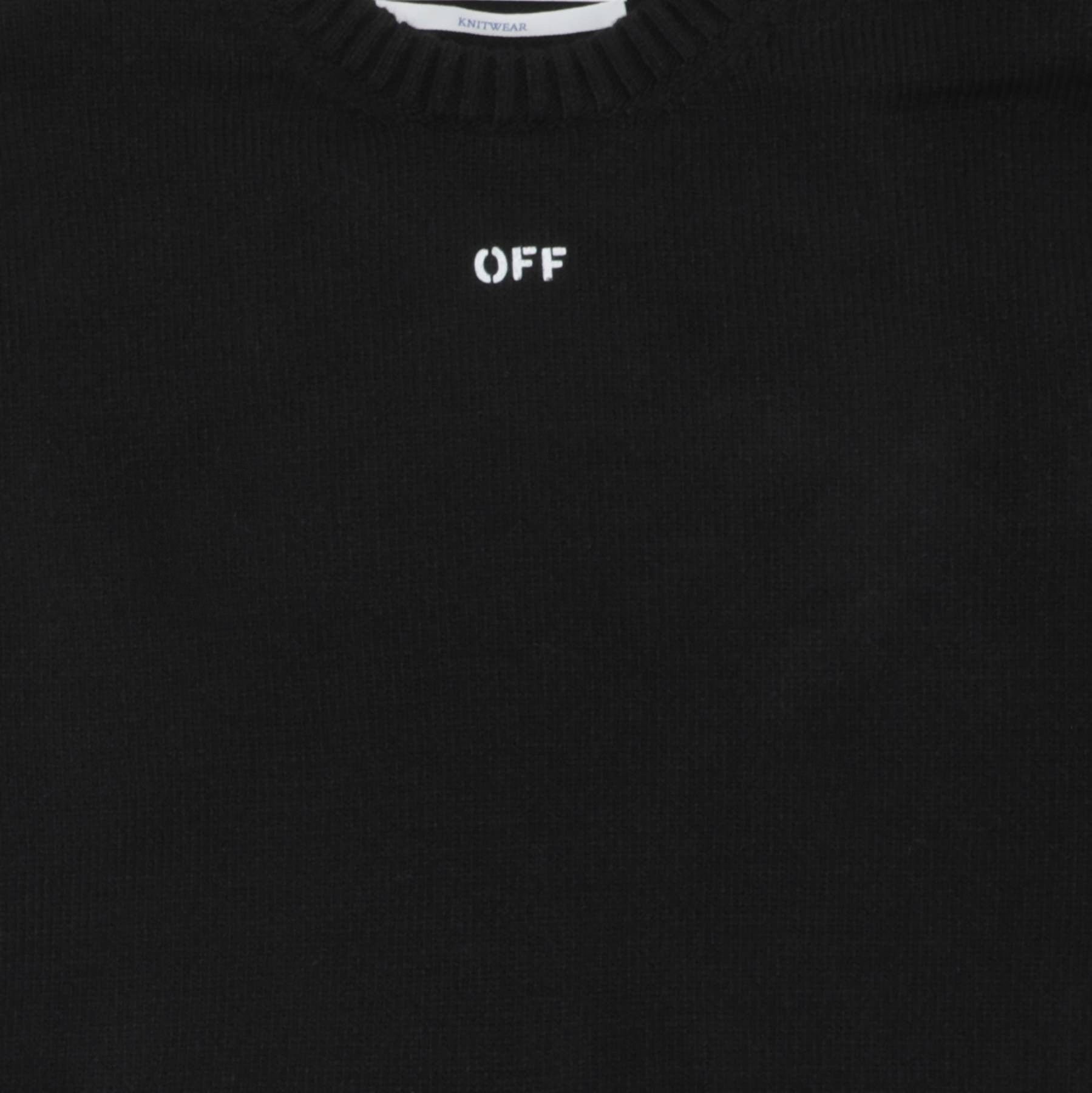 Off-White Arrow Crewneck Sweater 'Black/High Rise' - 3