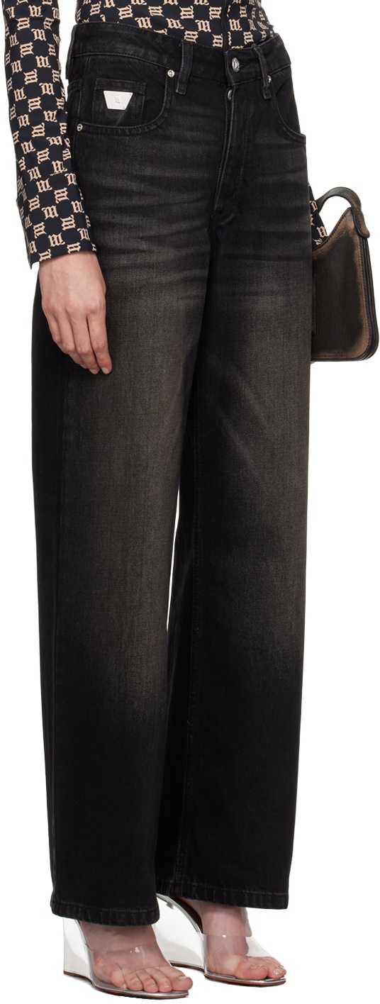 MISBHV Black Downtown Jeans | REVERSIBLE