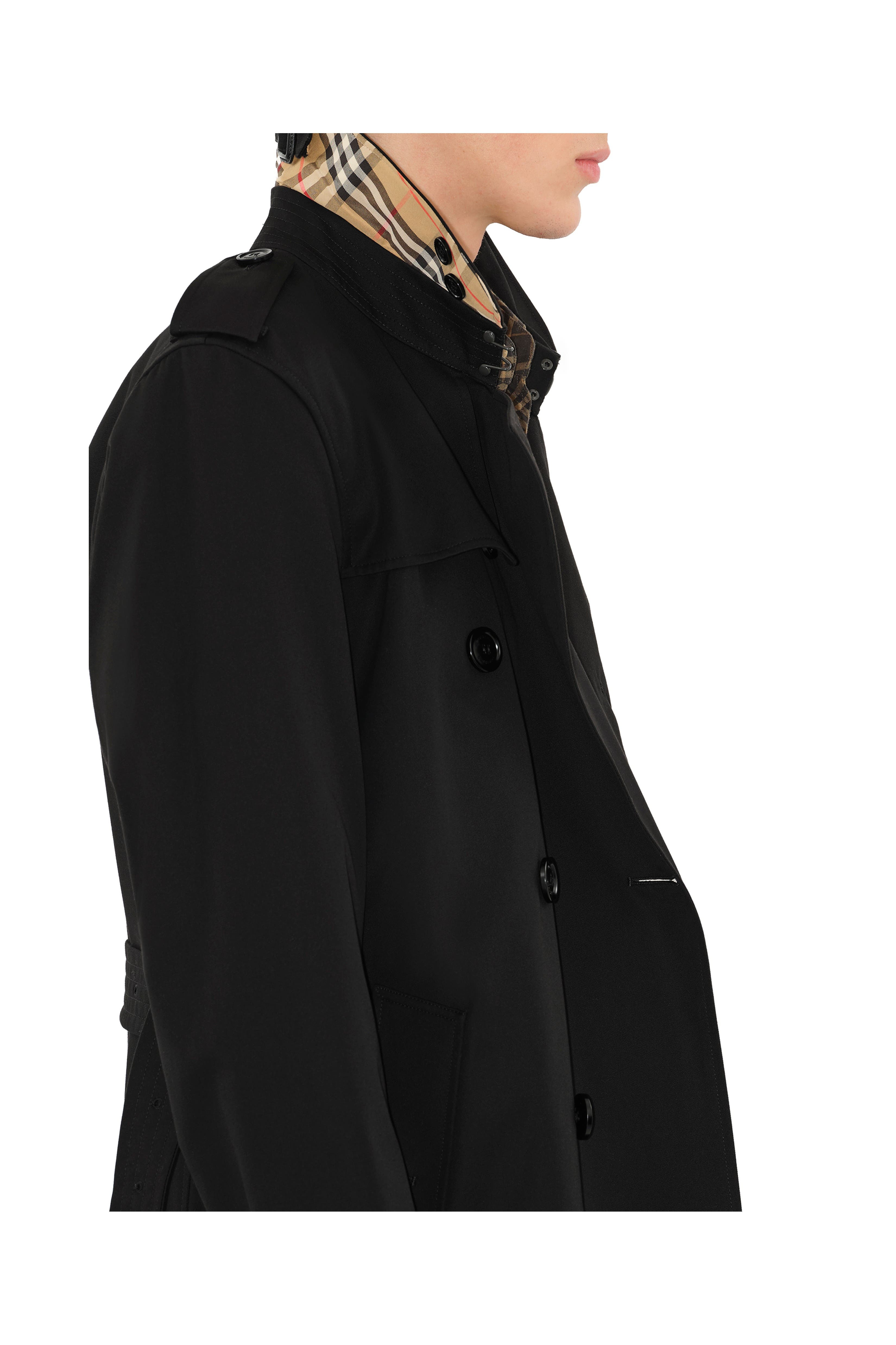 burberry Mid-length Kensington Heritage Trench Coat in Black at Nordstrom - 5