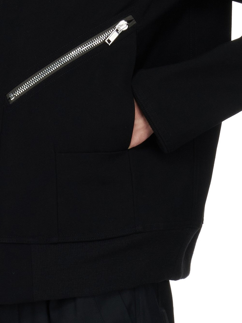 zip-detalining bomber jacket 6