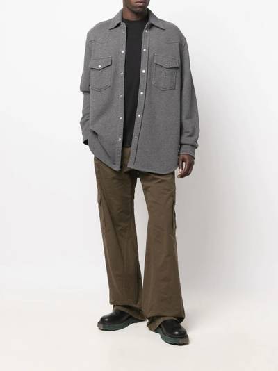 Diesel shirt-style cardigan outlook