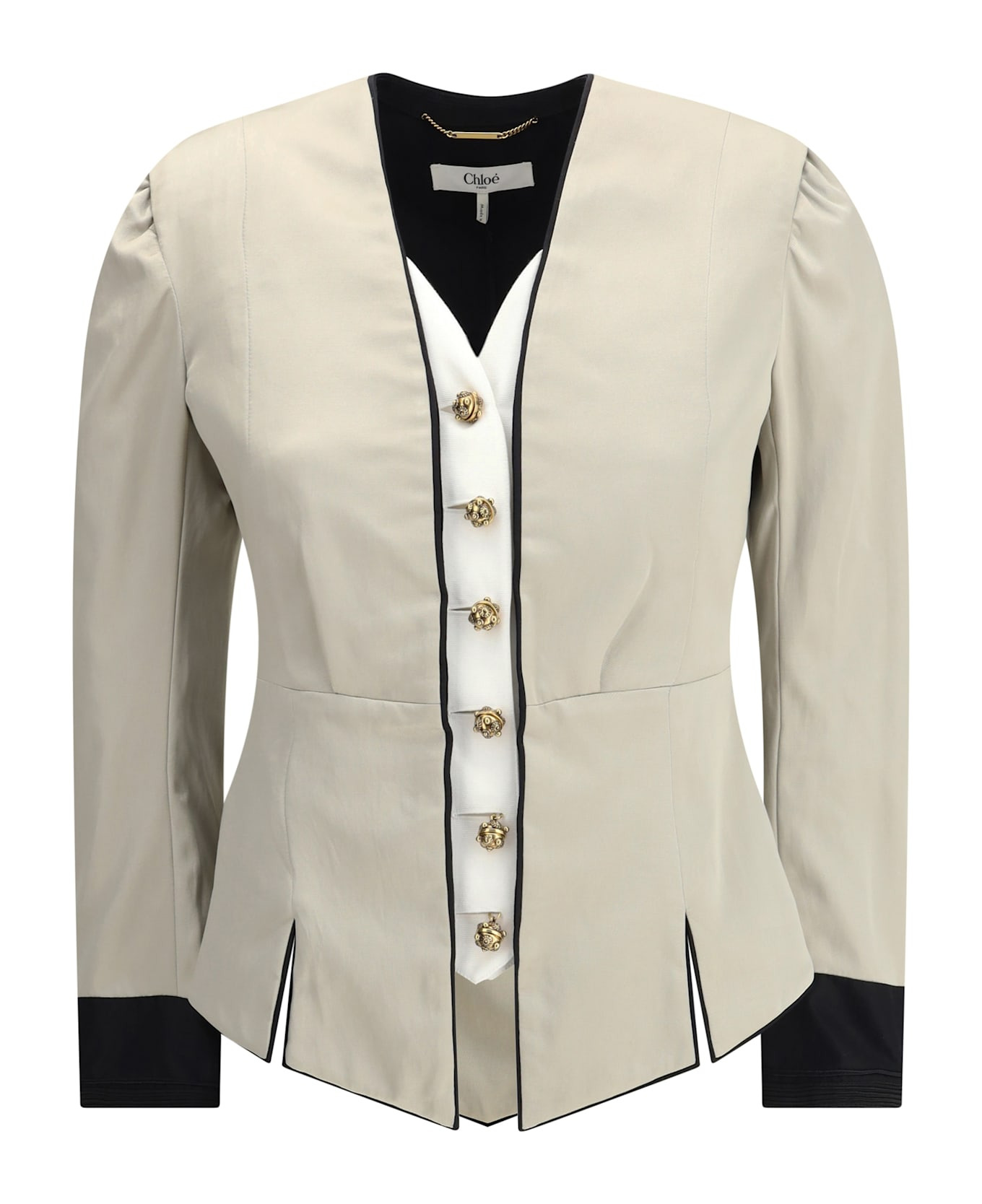 Tailored Silk Jacket - 1