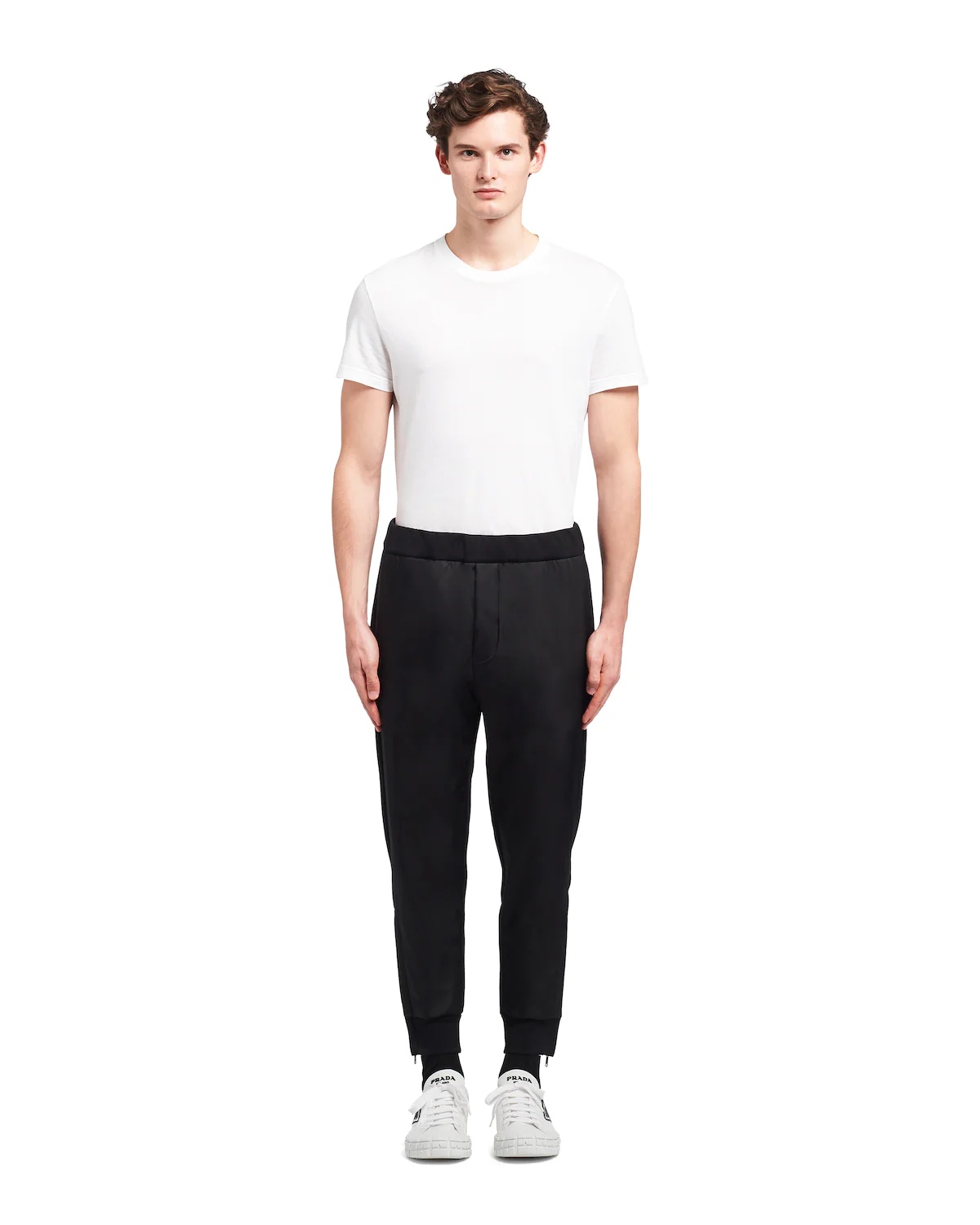 Technical fleece trousers with nylon details - 2