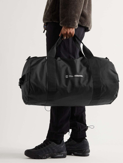 NEIGHBORHOOD Drum-M Logo-Appliquéd Webbing-Trimmed Coated-Nylon Holdall outlook