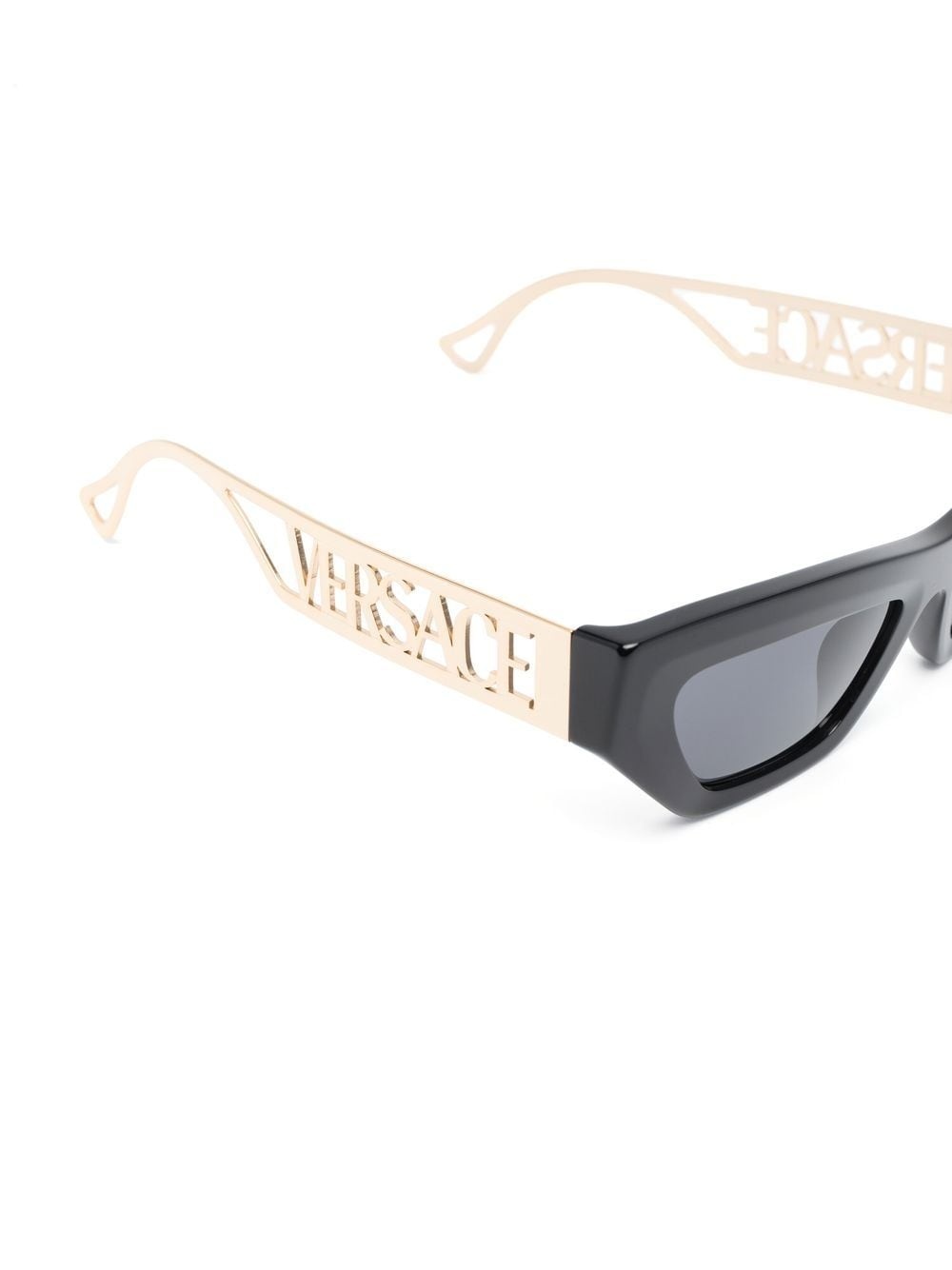 logo-plaque cat-eye sunglasses - 2