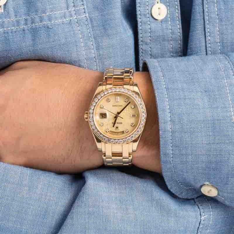 Rolex Day-Date Ref 18948 18k Yellow Gold Masterpiece - 5
