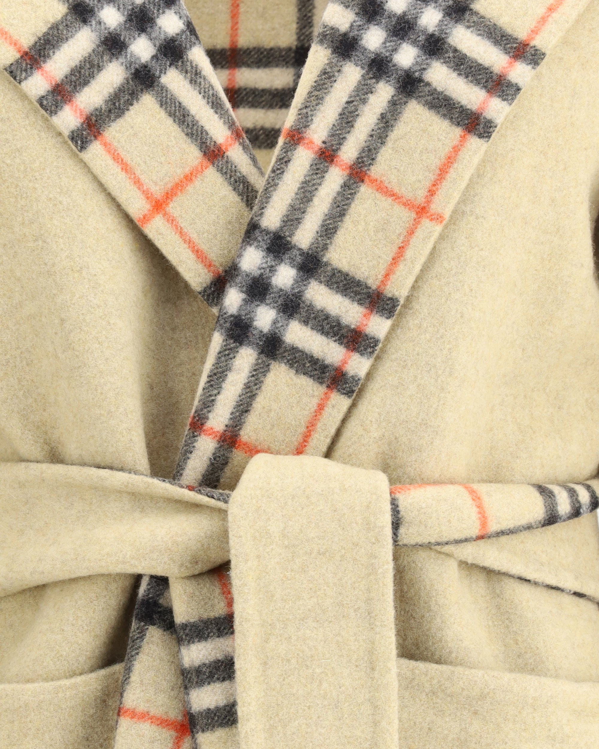 Reversible wool robe Coat - 3