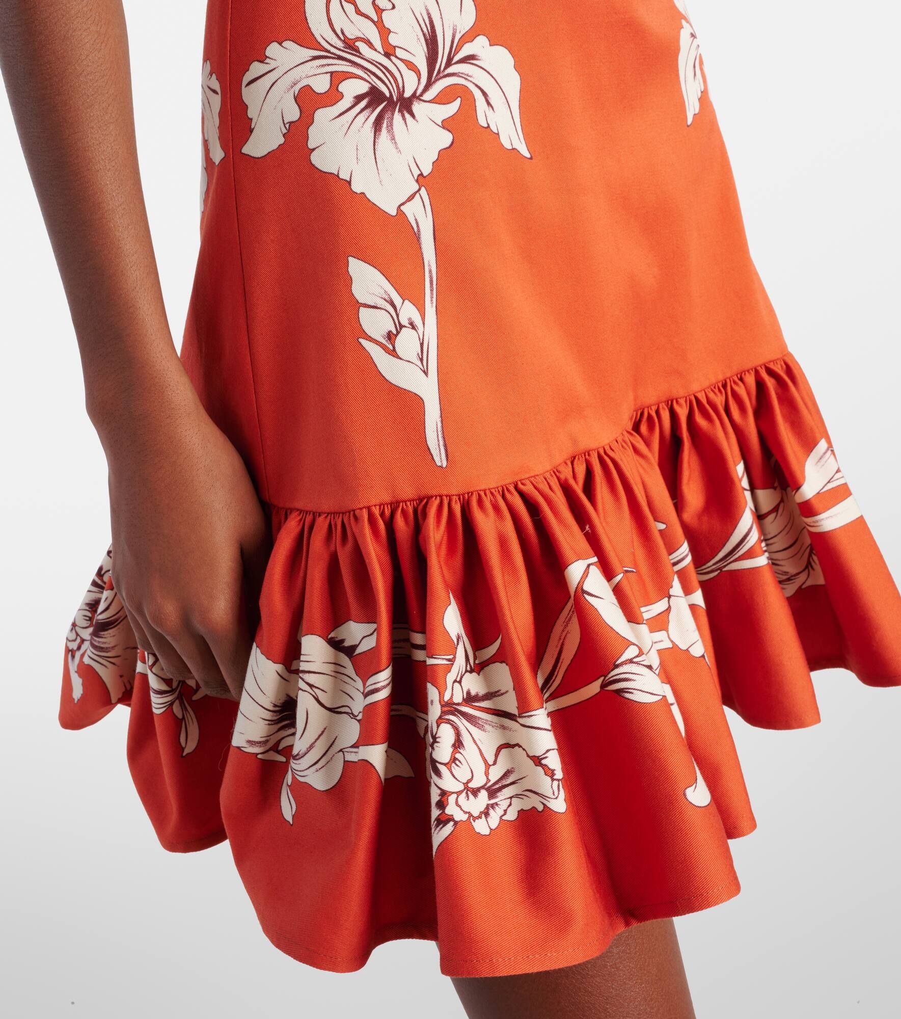 Gingerbread cotton-blend minidress - 5