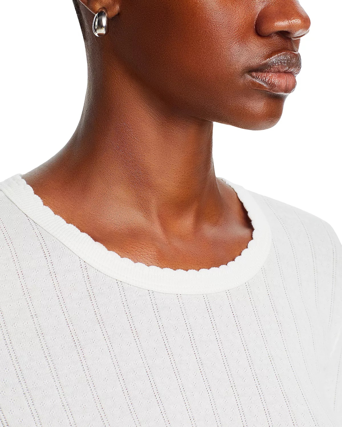 Pointelle Tee - 4