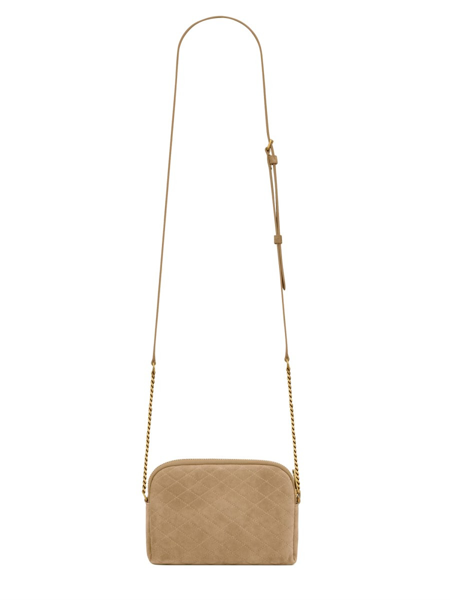 'GABY' SUEDE ZIPPERED CLUTCH BAG - 2