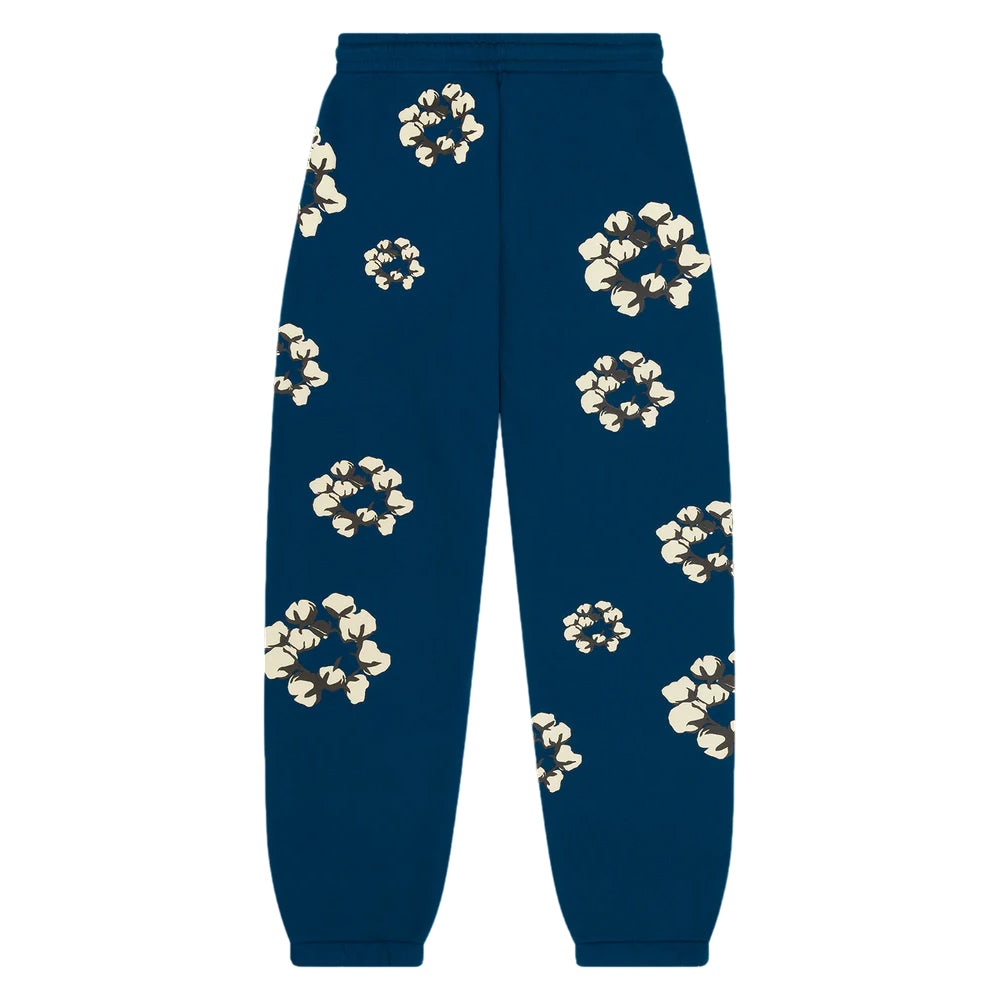 Denim Tears x Cactus Plant Flea Market Cotton Wreath Sweatpants 'Navy' DTCT-5985 - 2