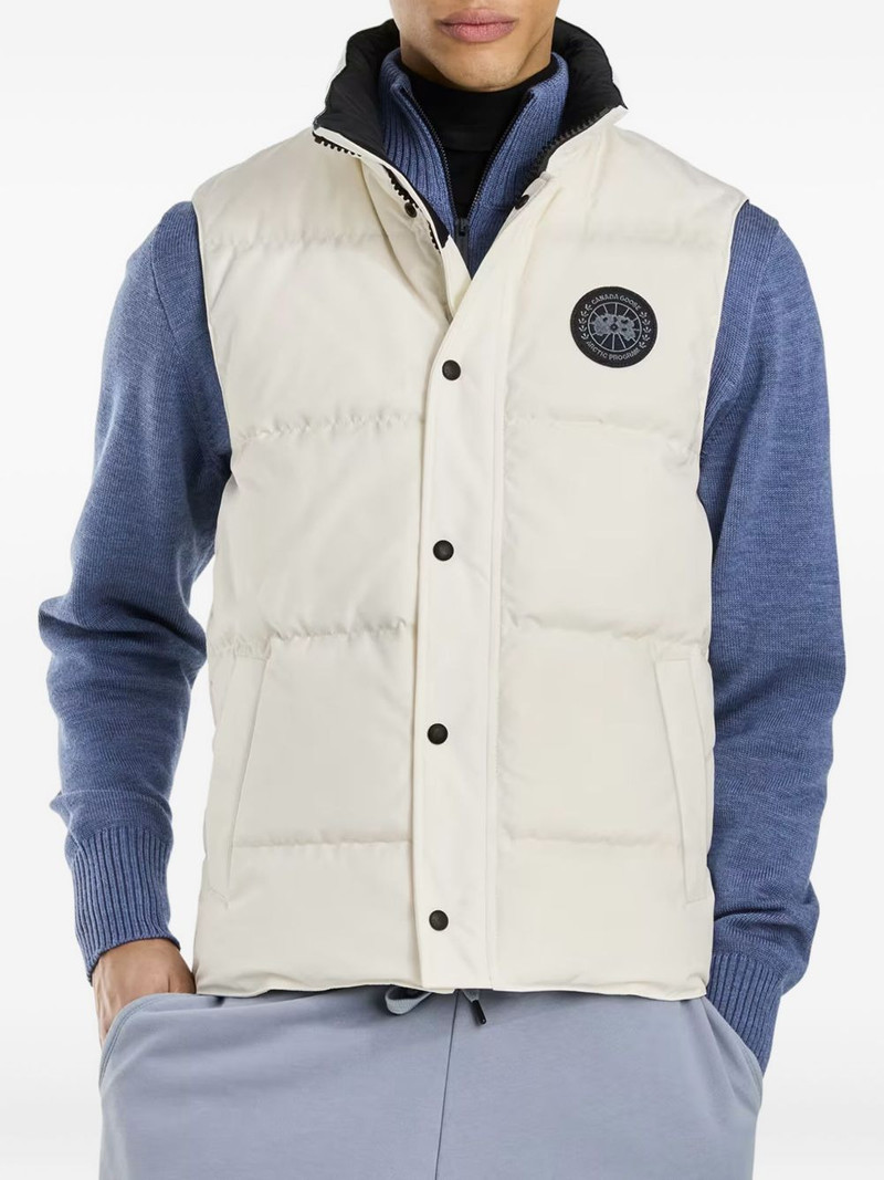 Canada Goose Garson quilted logo-patch gilet outlook
