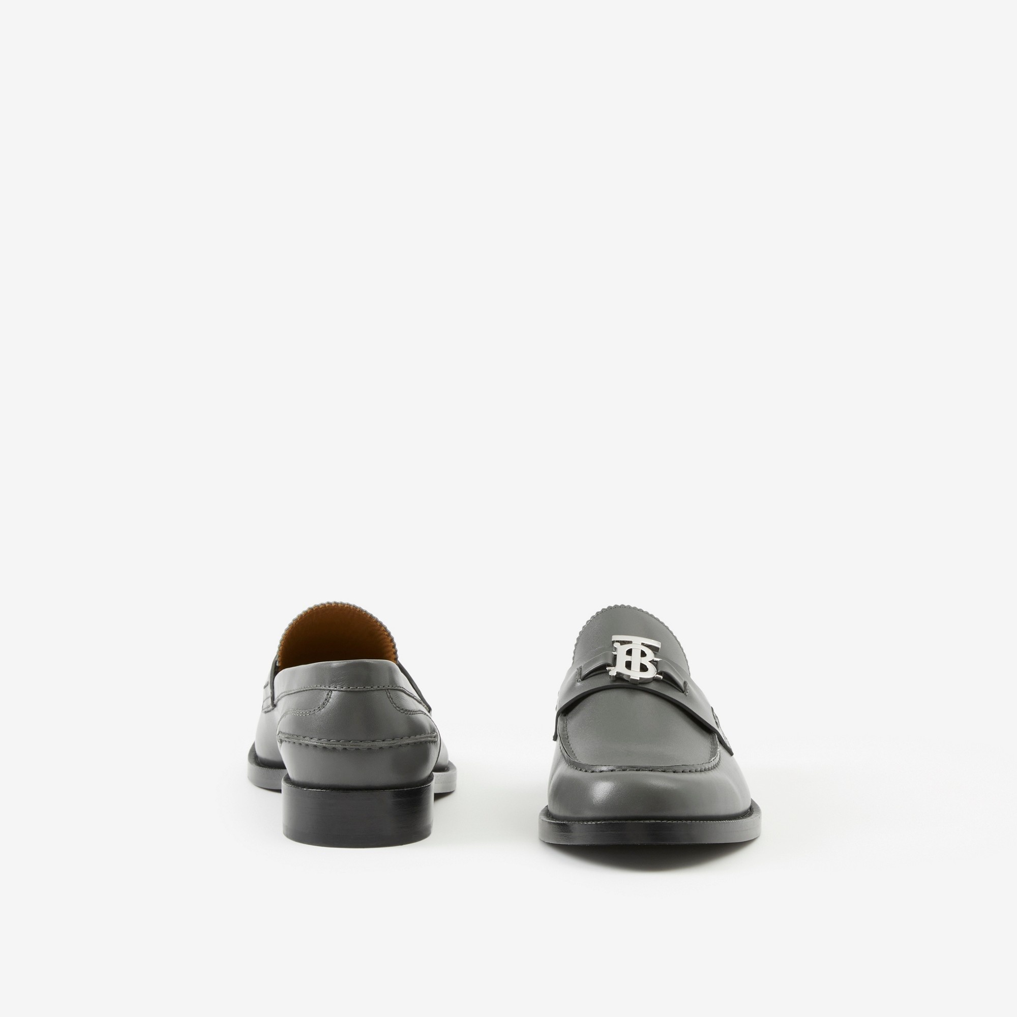 Monogram Motif Leather Loafers - 4