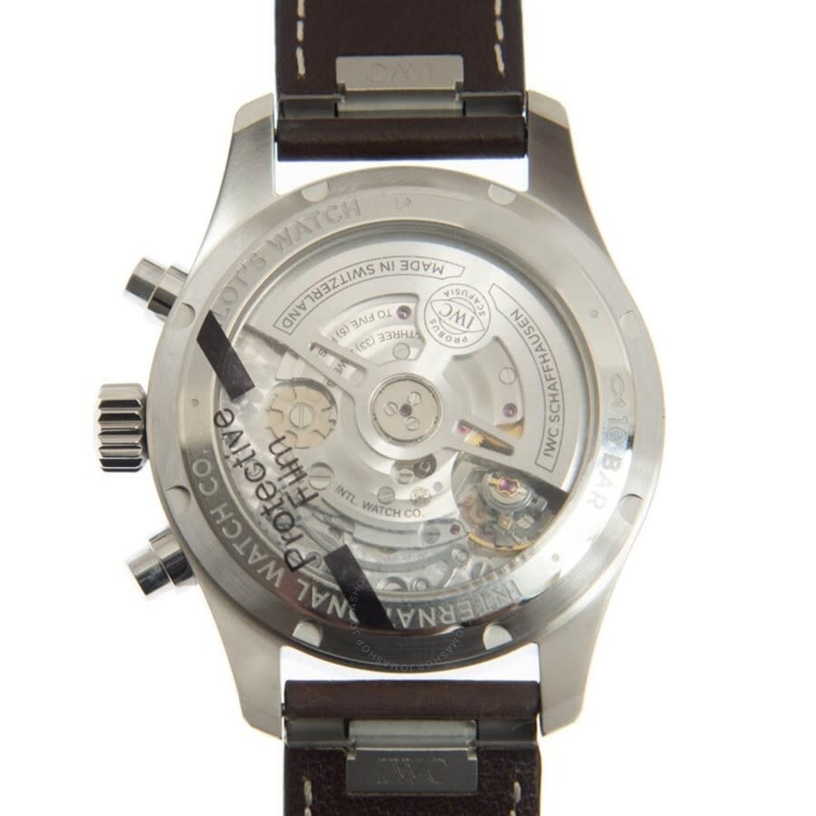IWC Pilot Chronograph 41 Automatic Green Dial Men's Watch IW388103 - 4
