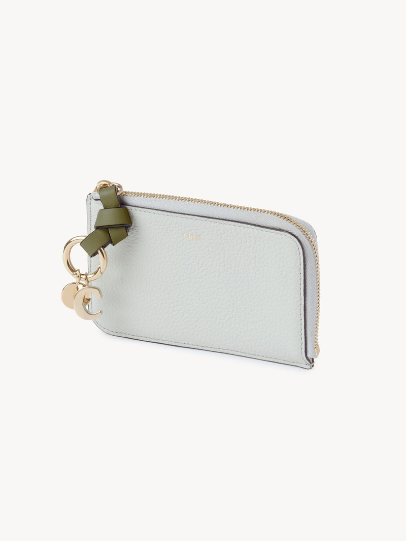 Chloé ALPHABET WALLET IN GRAINED LEATHER outlook