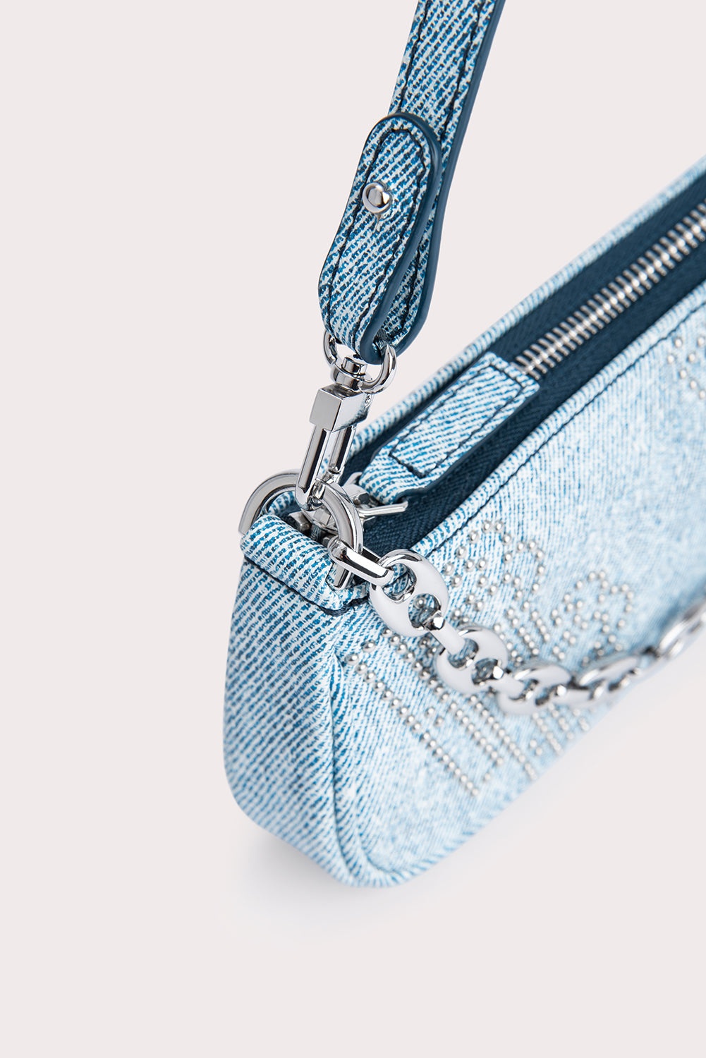 Mini Rachel Denim Stud Leather - 4