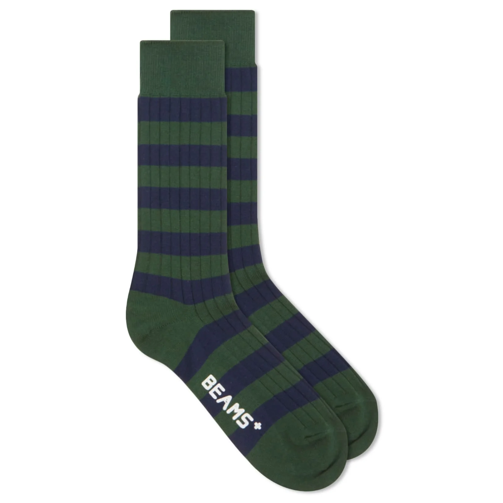 Beams Plus Rib Stripe Sock - 1