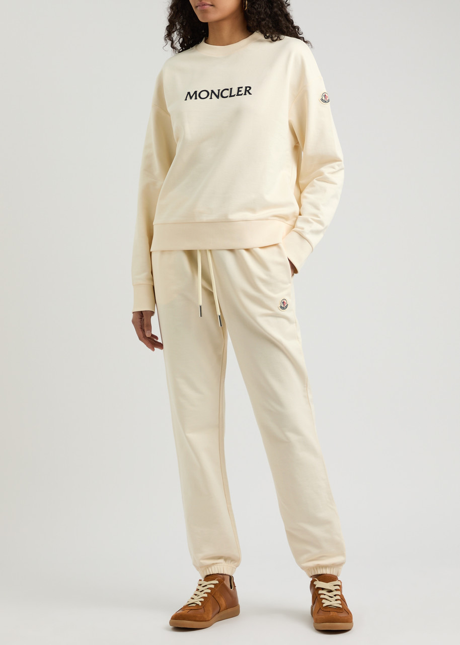 Moncler Logo-appliquéd Cotton Sweatpants - 4