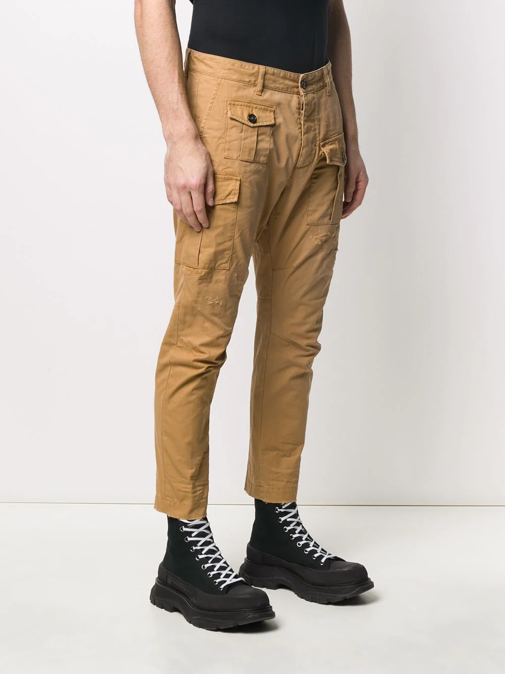 tapered cargo trousers - 3