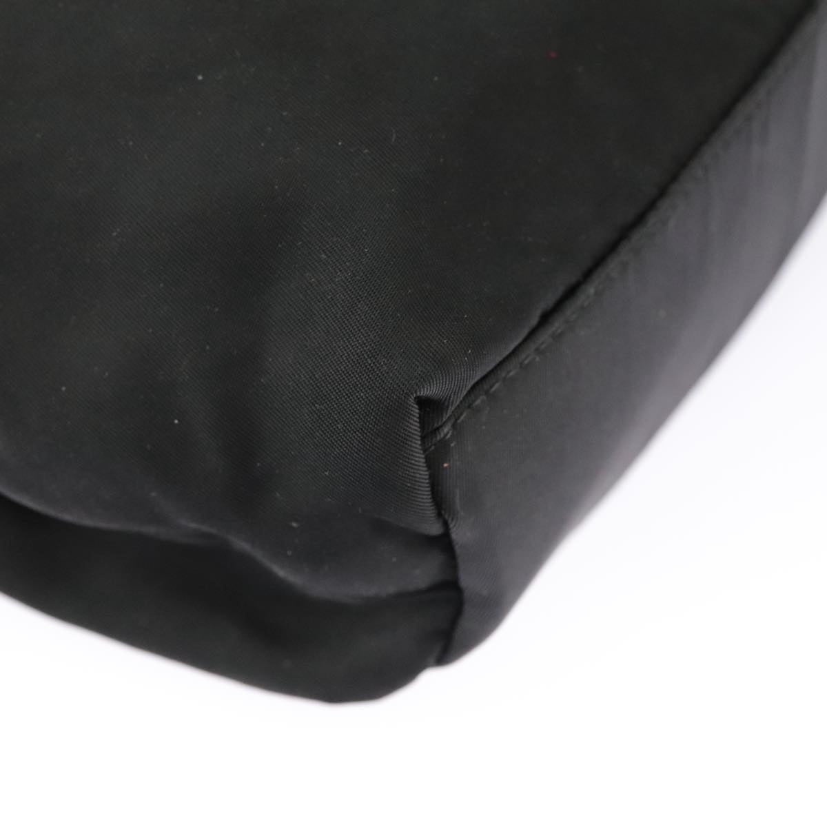DIOR Hand Bag Nylon Black Silver - 10