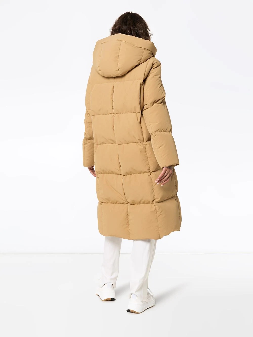 zip-front puffer coat - 4