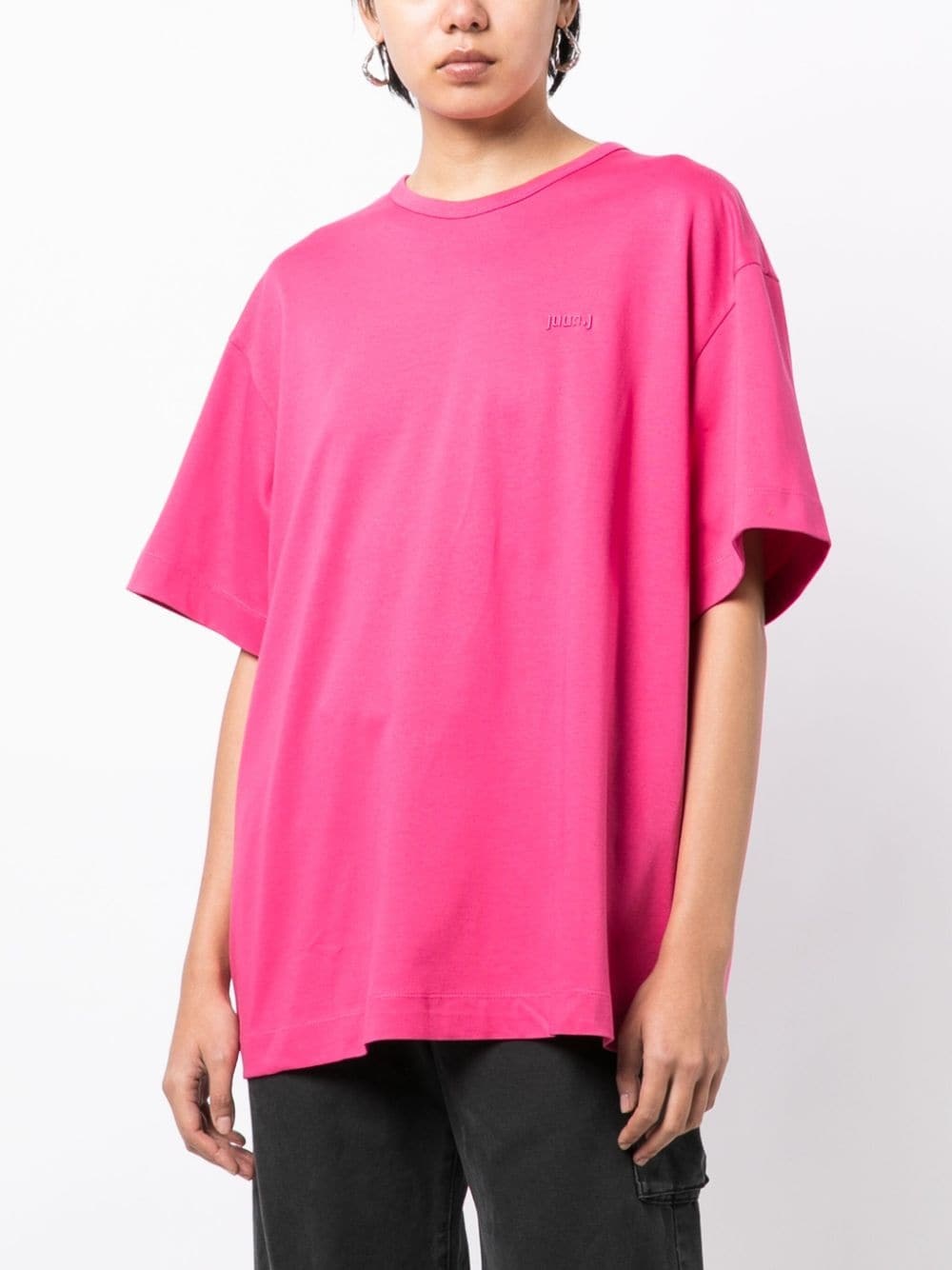 CompliquÃ© motif-embroidered cotton T-shirt - 3