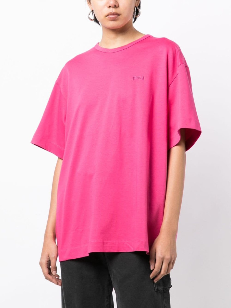 CompliquÃ© motif-embroidered cotton T-shirt 3
