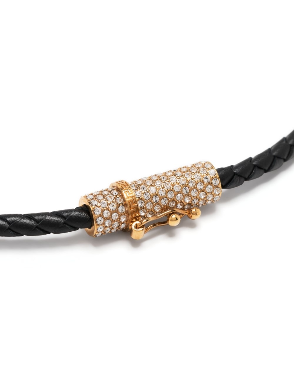 Medusa pendant leather necklace - 3